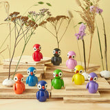 Spring Birds - Playful Purple